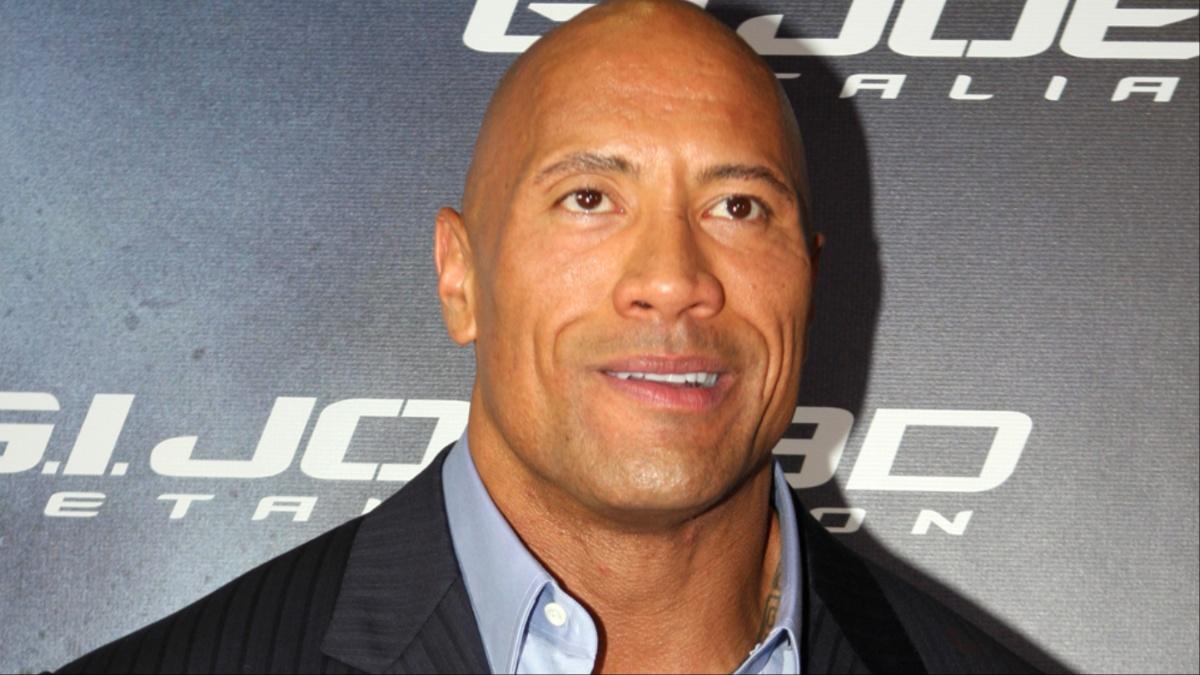 Dwayne Johnson wears a skirt to the Met Gala. 
