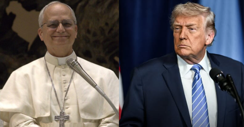 Pope Leo XIV; Donald Trump