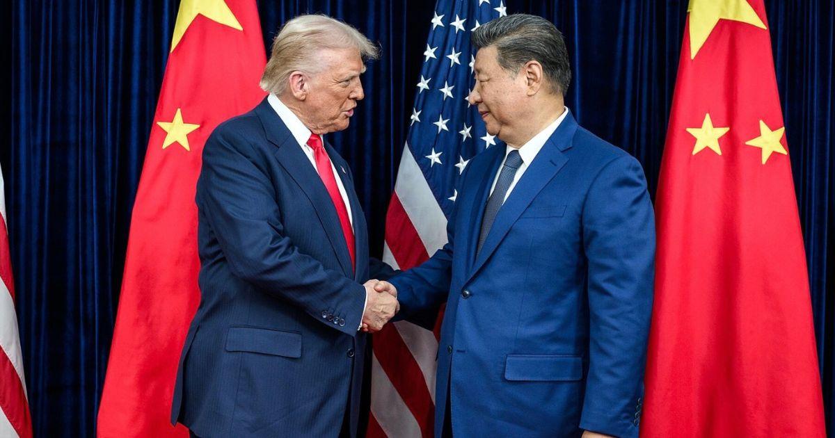 Donald Trump with Xi Jinping