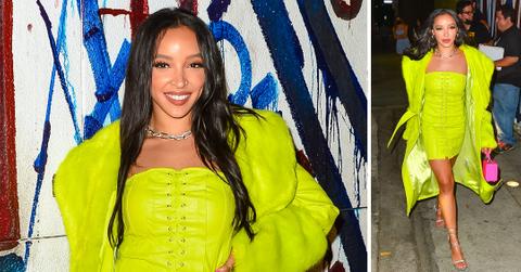 tinashe outside craigs restaurant in west hollywood