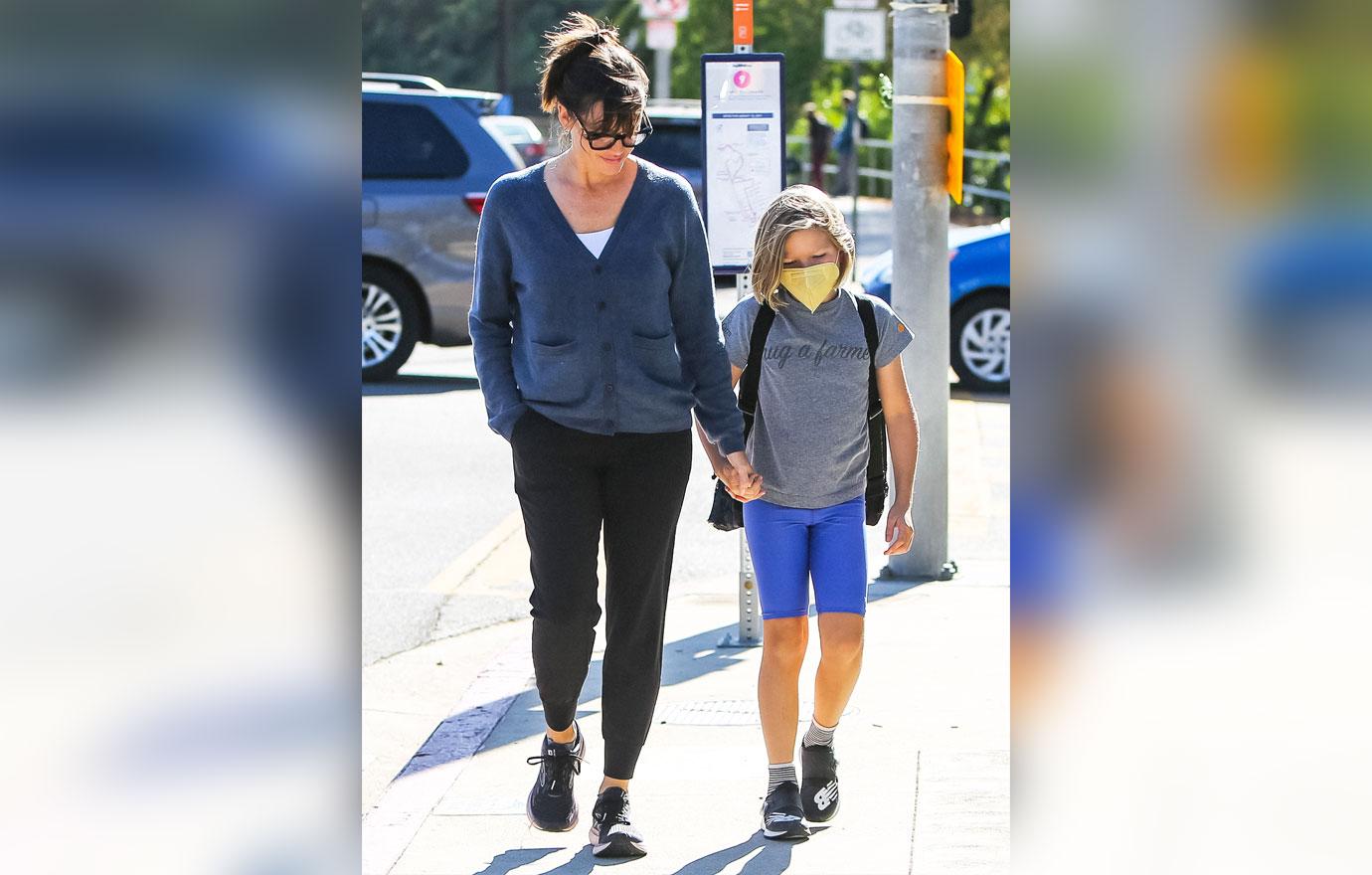 jennifer garner runs errands with son samuel in los angeles photos