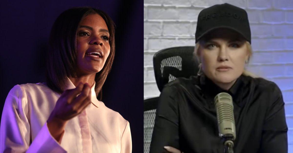 Candace Owens and Erika Kirk 