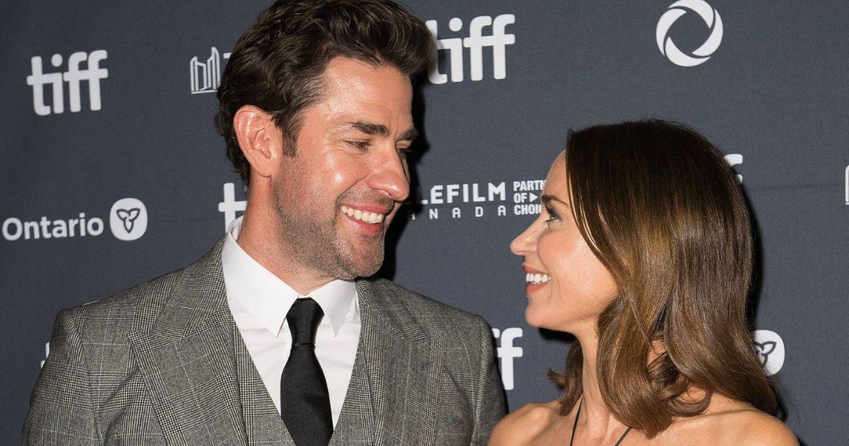 John Krasinski and Emily Blunt