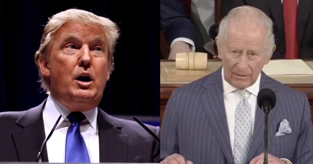 Donald Trump and King Charles 