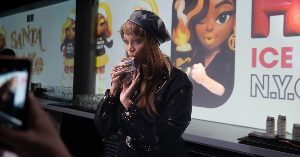 image of The starlet didn't know her hot ice cream would go viral. 