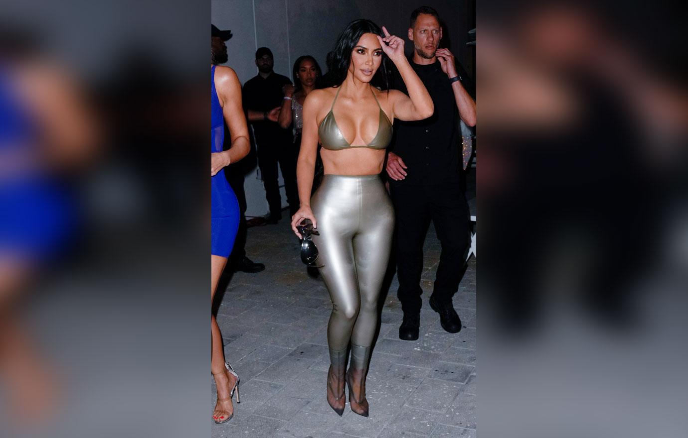 Kim Kardashian Wears Bikini Top Alongside Khloe Kardashian: Photos