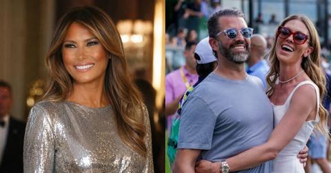 Melania Trump, Don Jr and Bettina Anderson