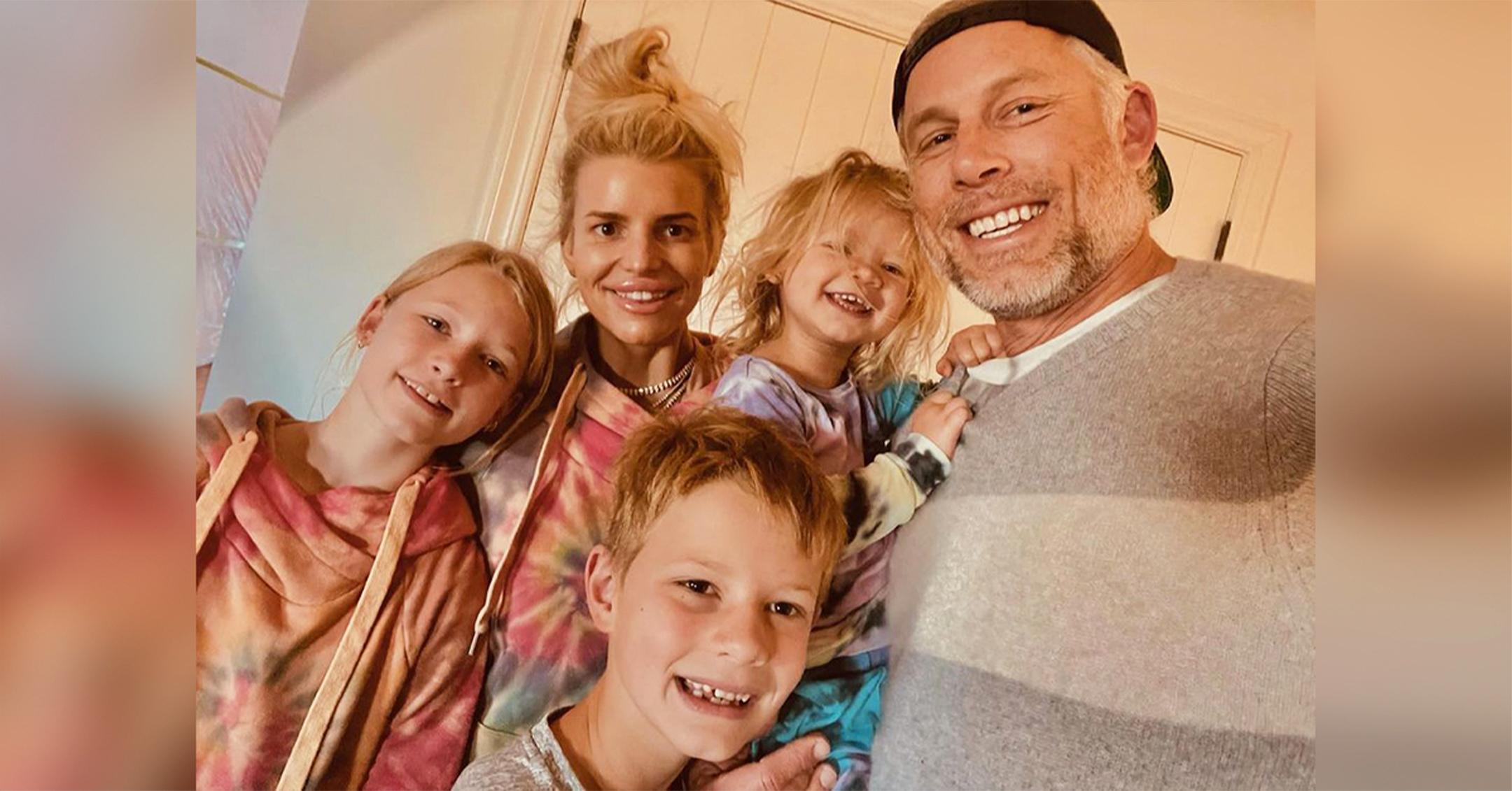 Jessica Simpson & Eric Johnson Send Daughter Birdie Off To Pre