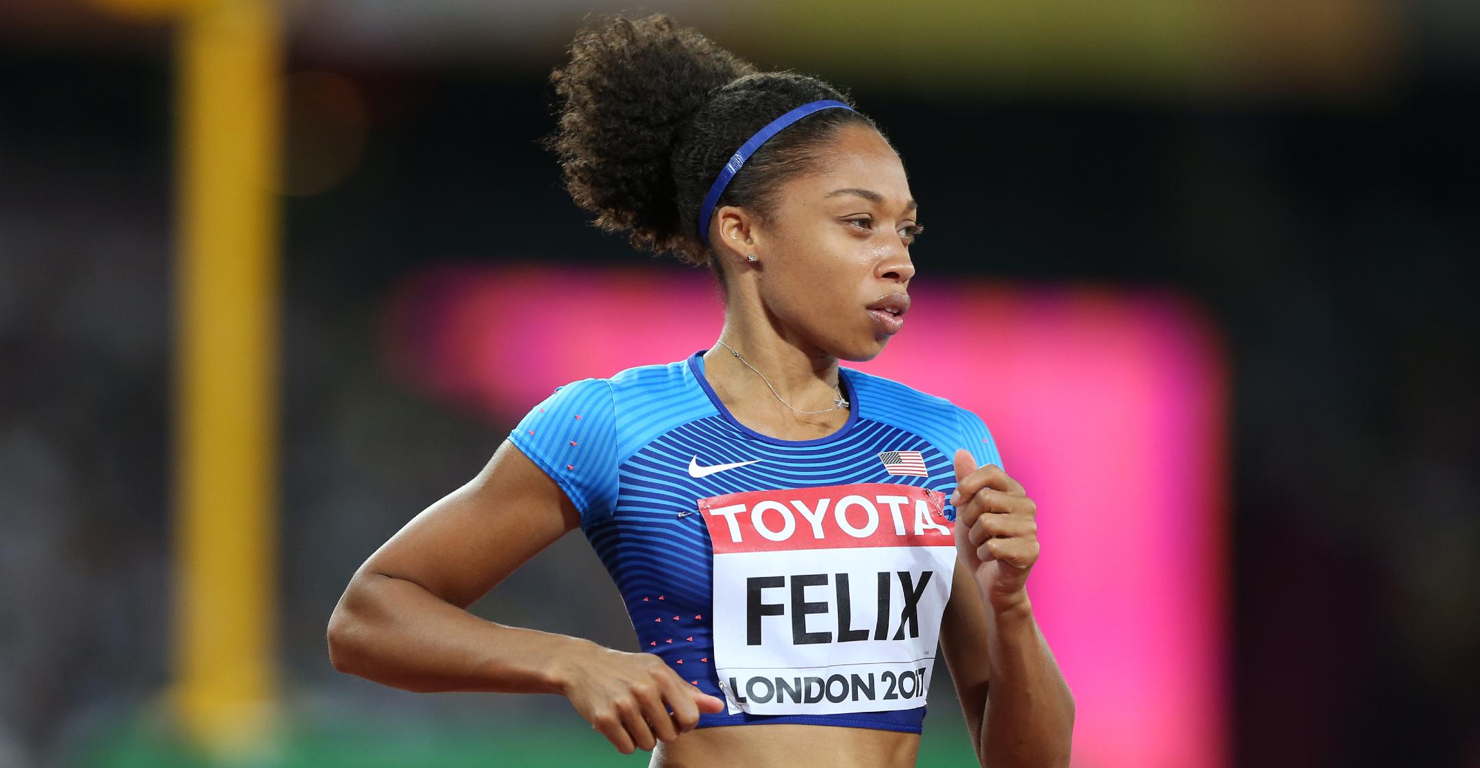 olympic sprinter allyson felix exercise tips suggestions for beginners