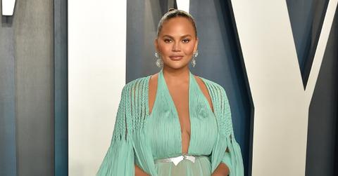 chrissy teigen feeling slightly down after realizing never fully processed grief losing third child