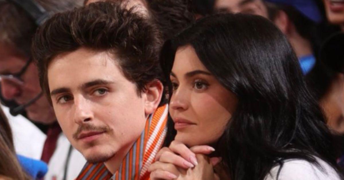 Timothée Chalamet and Kylie Jenner 
