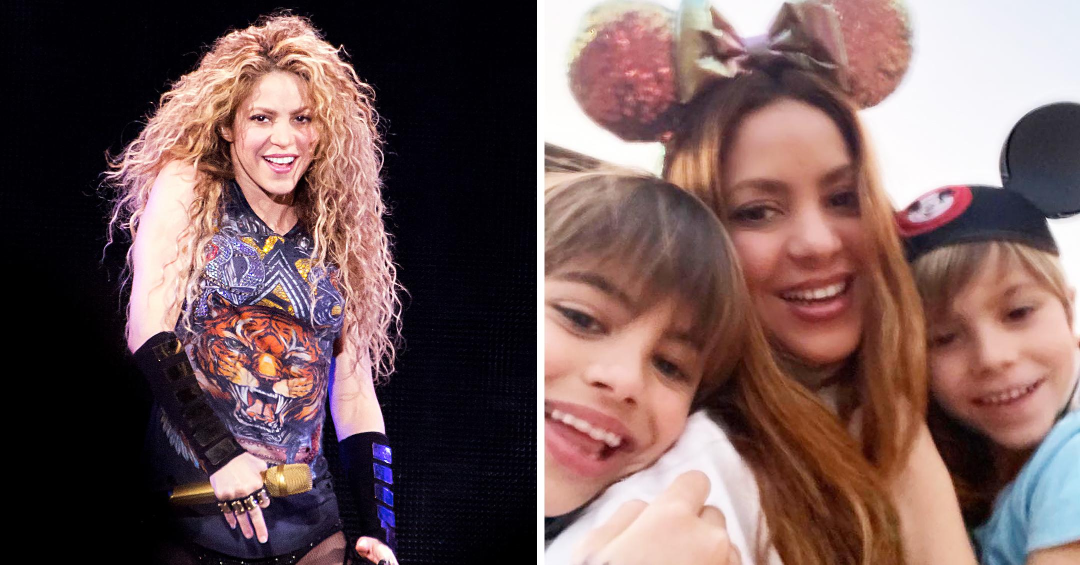 Shakira & Her 2 Sons Visit Disneyland Together: See Photos & Video!