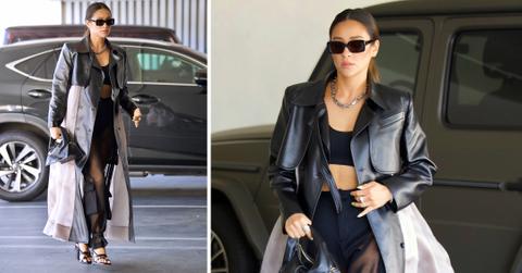 stylish shay mitchell heading to meeting in beverly hills