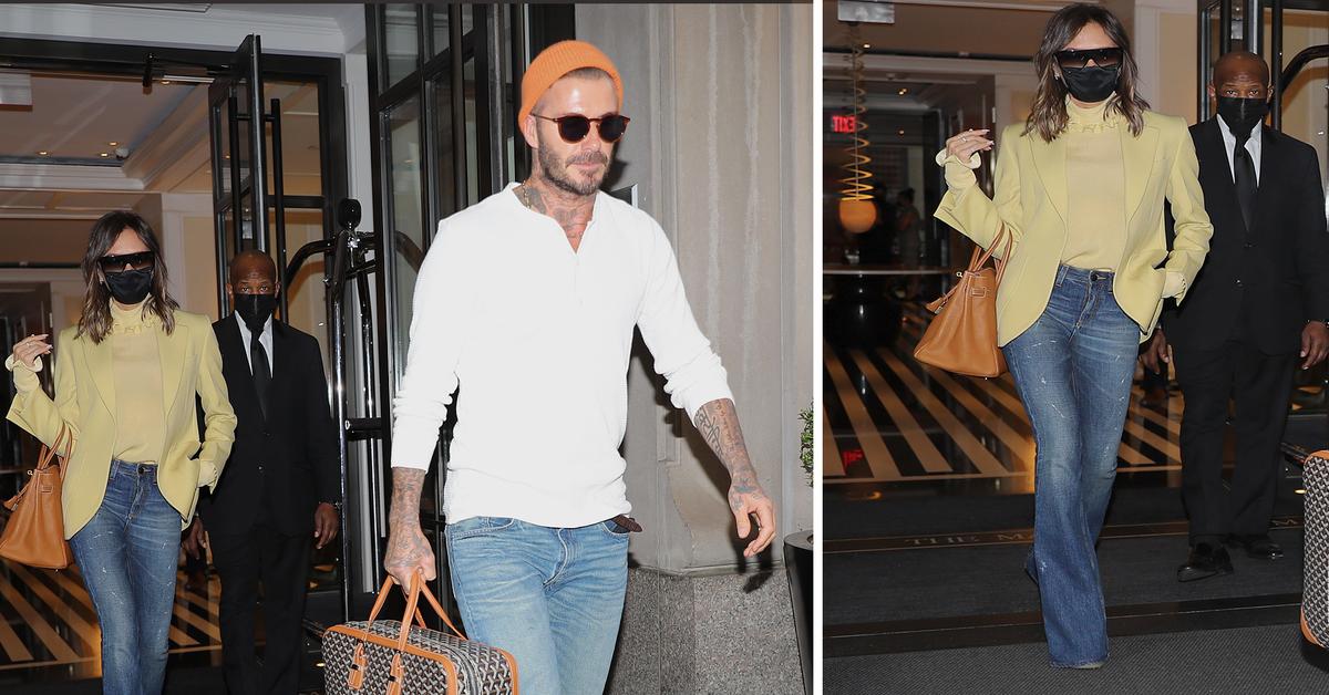 Victoria And David Beckham Wear Jeans In NYC: Photos
