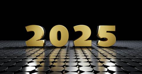 Photo of the numbers 2025.