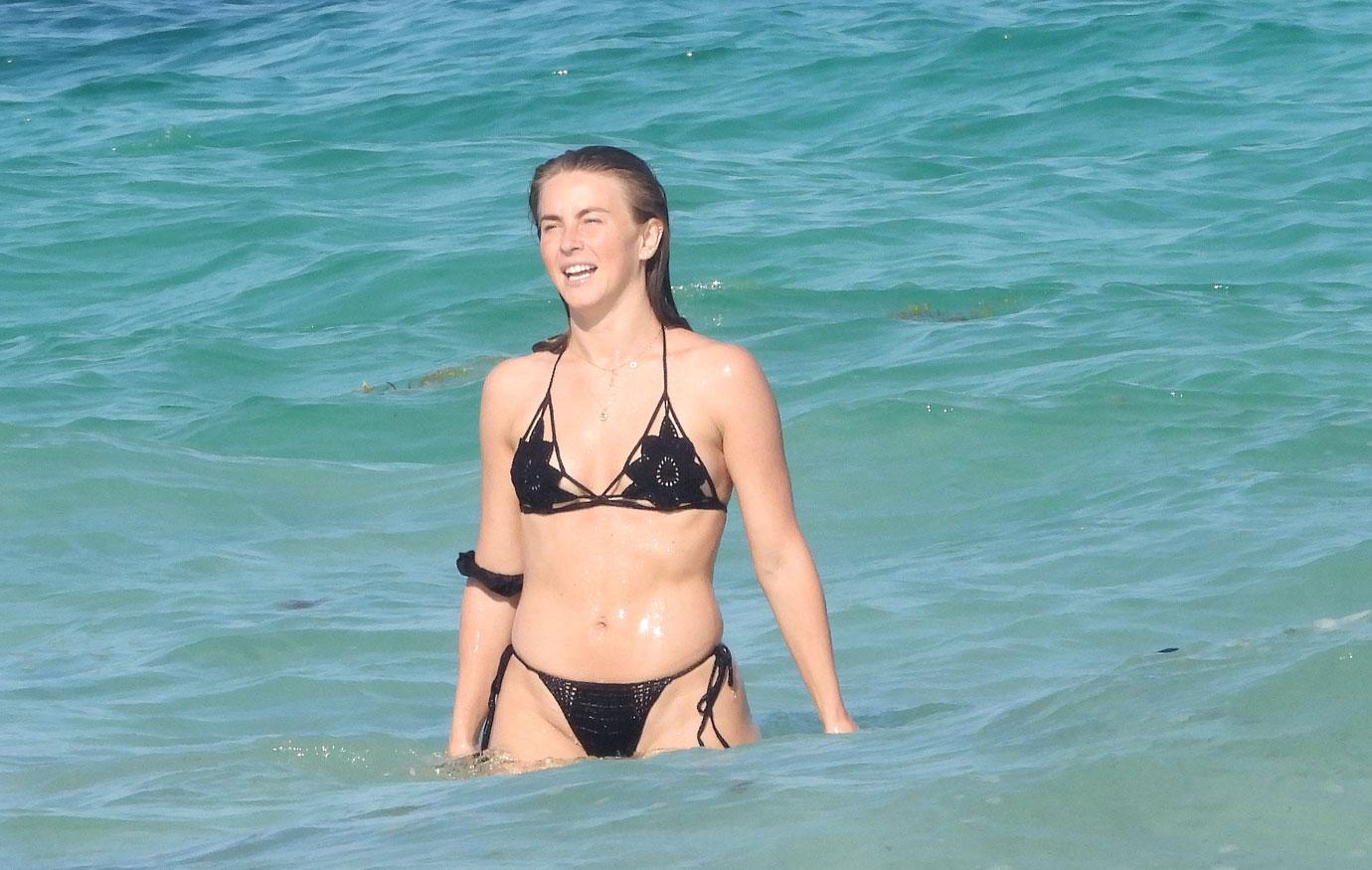 julianne hough hits the beach in bikini in tulum mexico