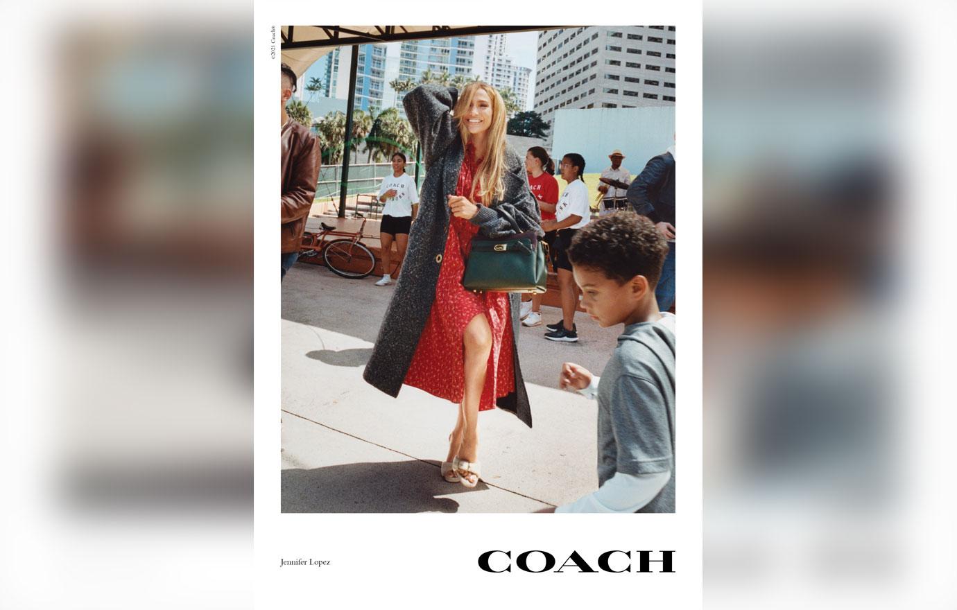 jennifer lopez michael b jordan in coach global fall  campaign