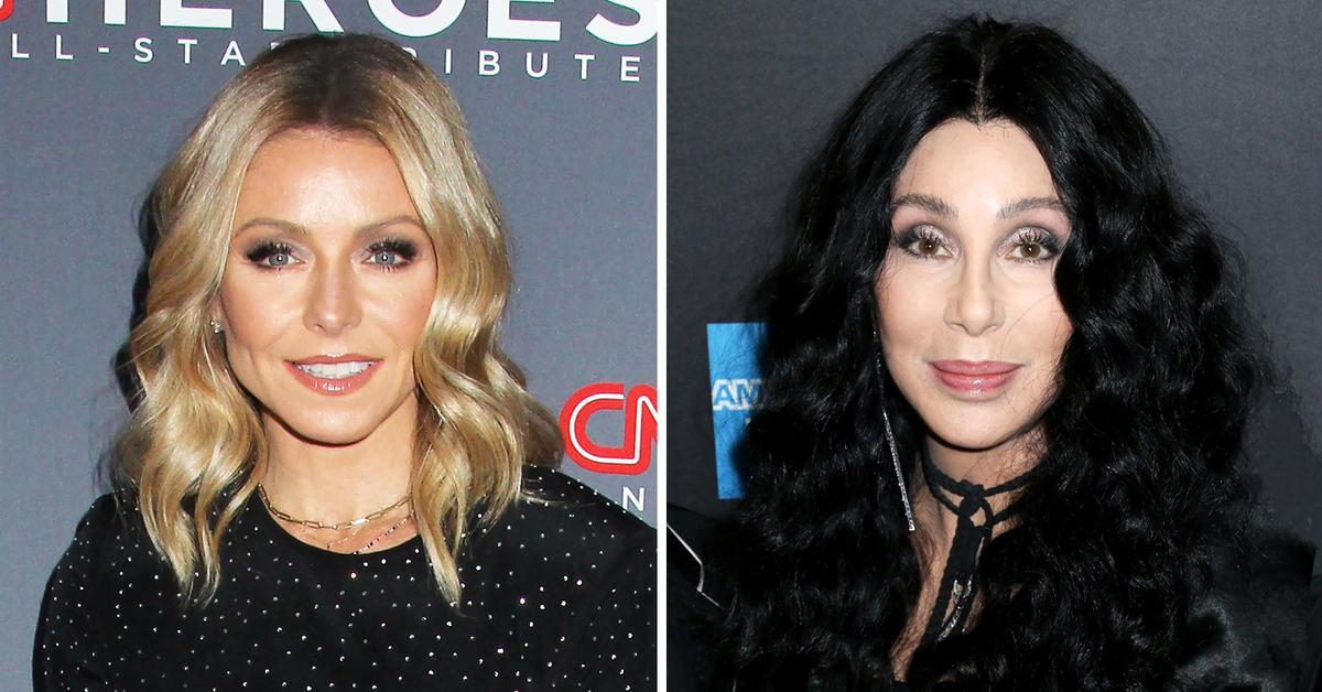 Kelly Ripa Agrees With Cher, Says She'll Always Cover Up Her Gray Hair