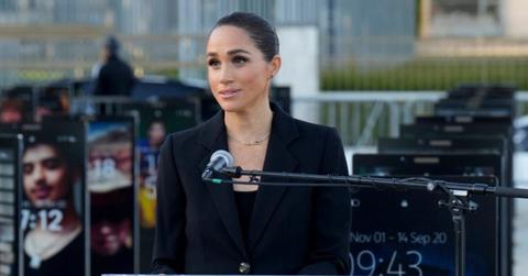 Meghan Markle at Geneva giving a speech
