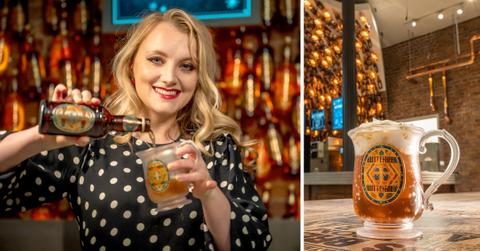 harry potter flagship store in nyc includes butterbeer bar drink the famous sip