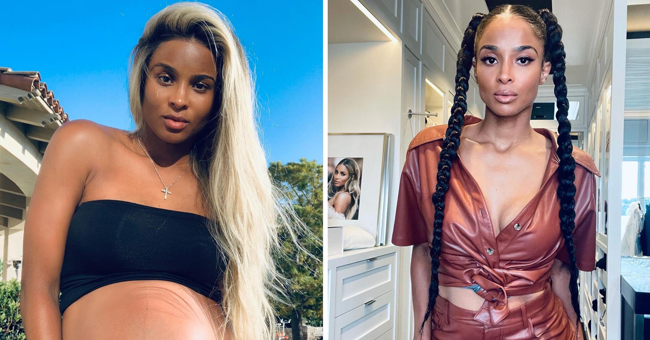 ciara achieved her  pound weight loss goal one year after giving birth