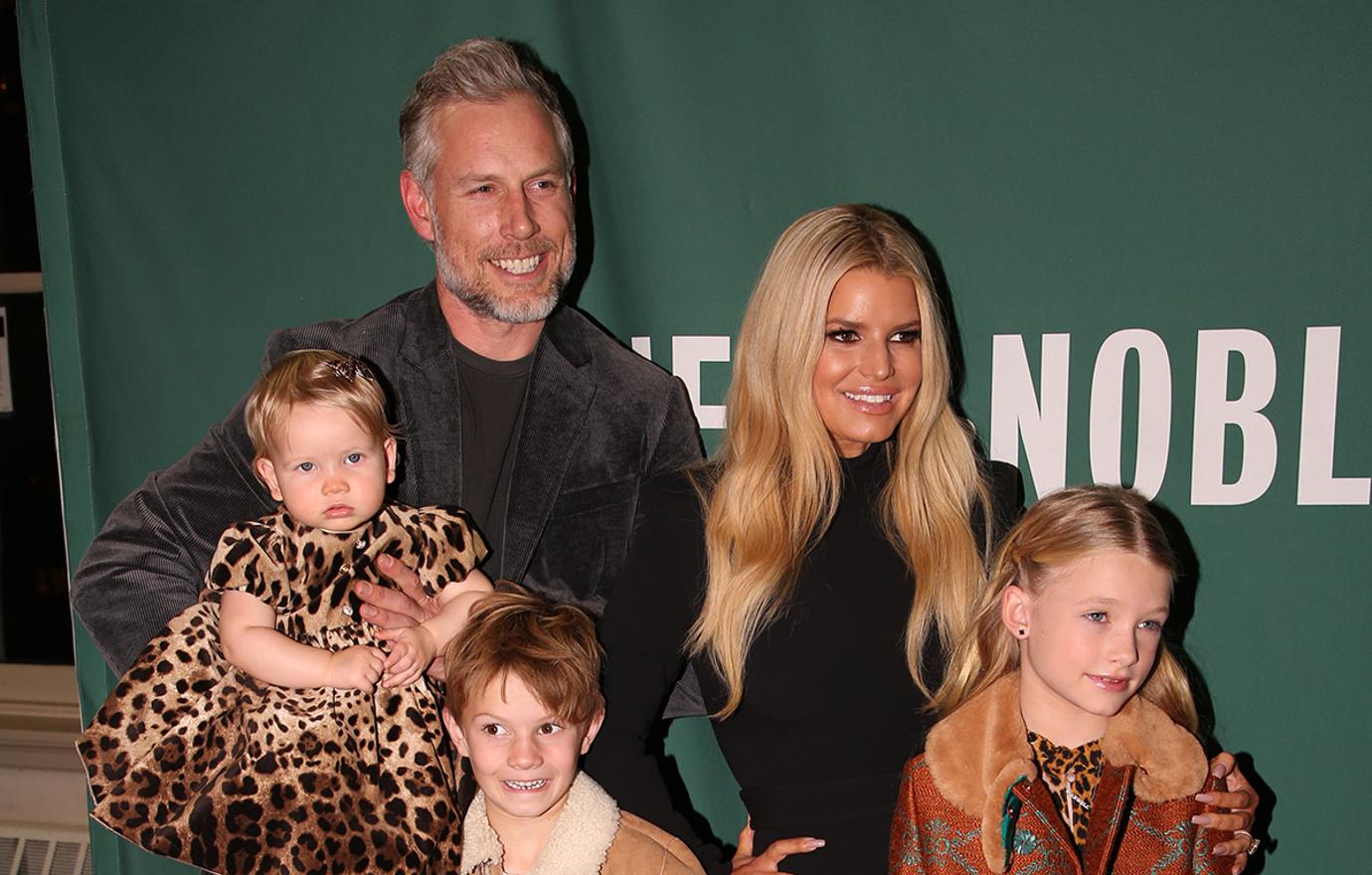 Jessica Simpson & Eric Johnson Send Daughter Birdie Off To Pre