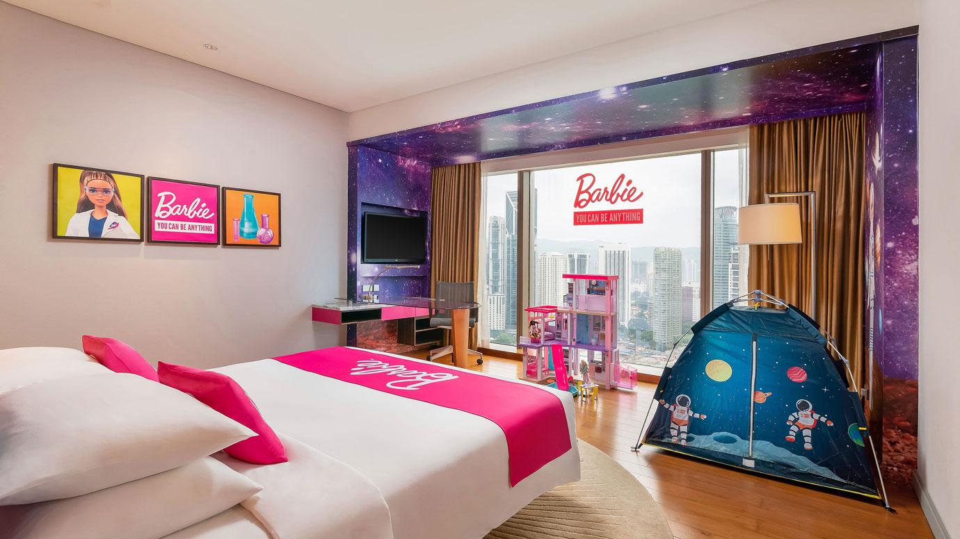 barbie ultimate staycation hotel package