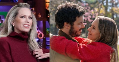 Composite photo of Erin Foster, Adam Brody and Kristen Bell.