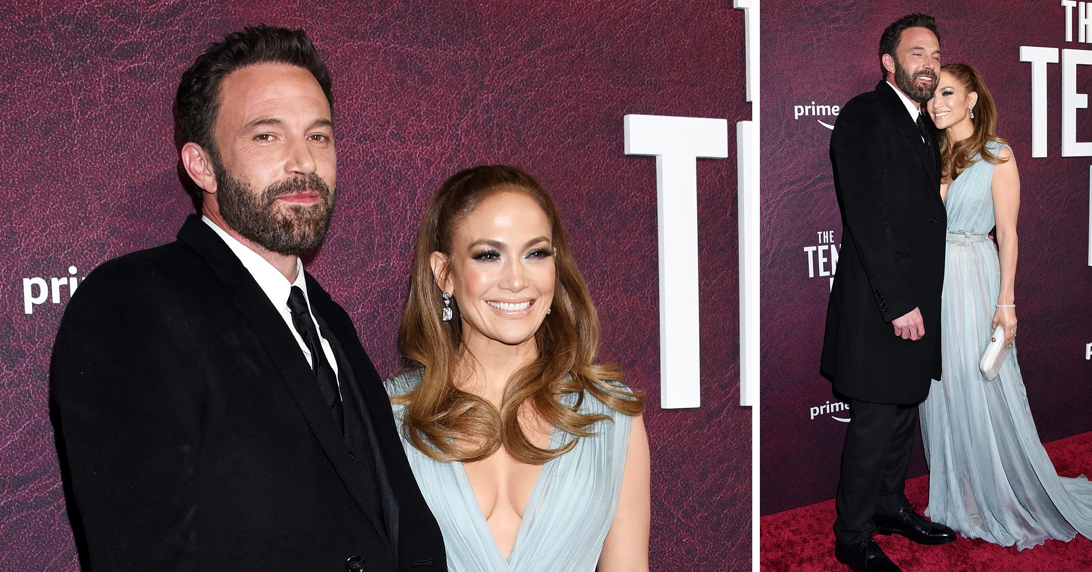 ben affleck jennifer lopez alexis ren lily rabe and more attend the tender bar premiere