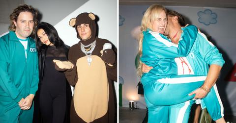 celebs dress up for halloween costume party pics mh