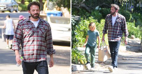 ben affleck with son samuel in la