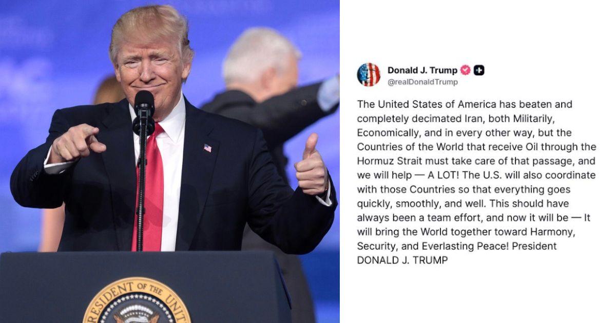 Donald Trump at an event 