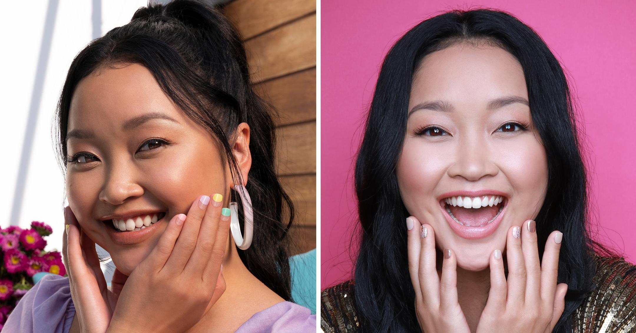 lana condor announced as dashing diva ambassador for launch of glaze semi cured gel