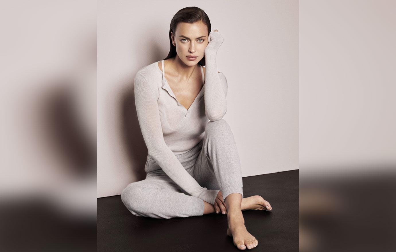 irina shayk wows for naked cashmere