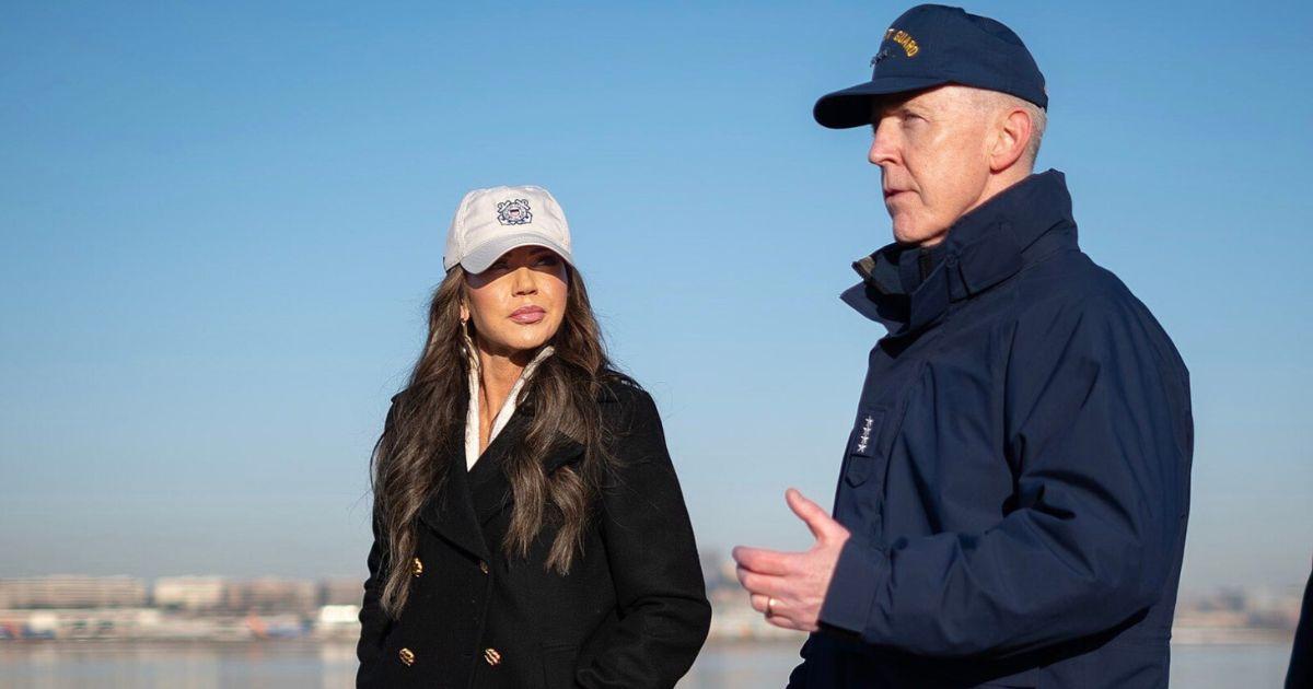 Kristi Noem and Corey Lewandowski