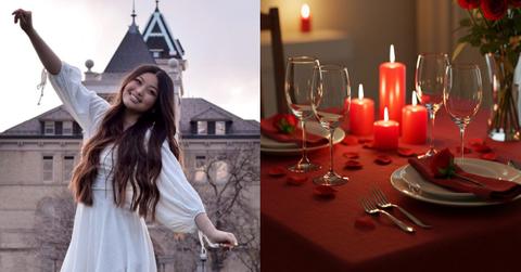 Gracie Rasmussen; Dinner table set for a date