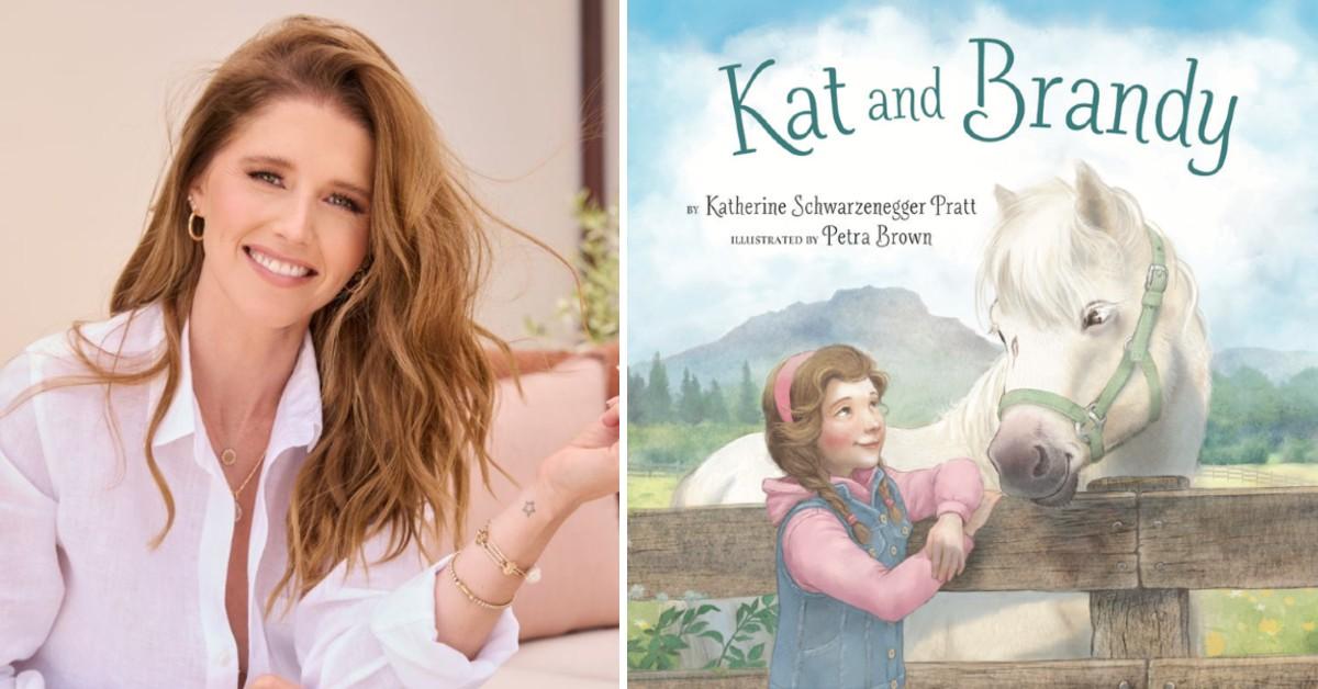 photo of Katherine Schwarzenegger; photo of her book.