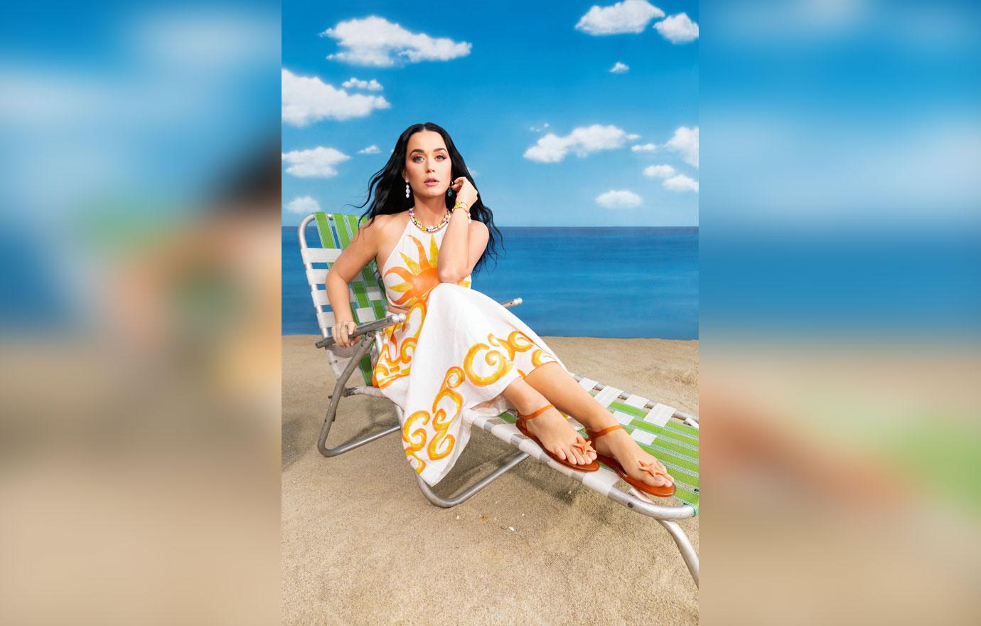 katy perry shows off new footwear line