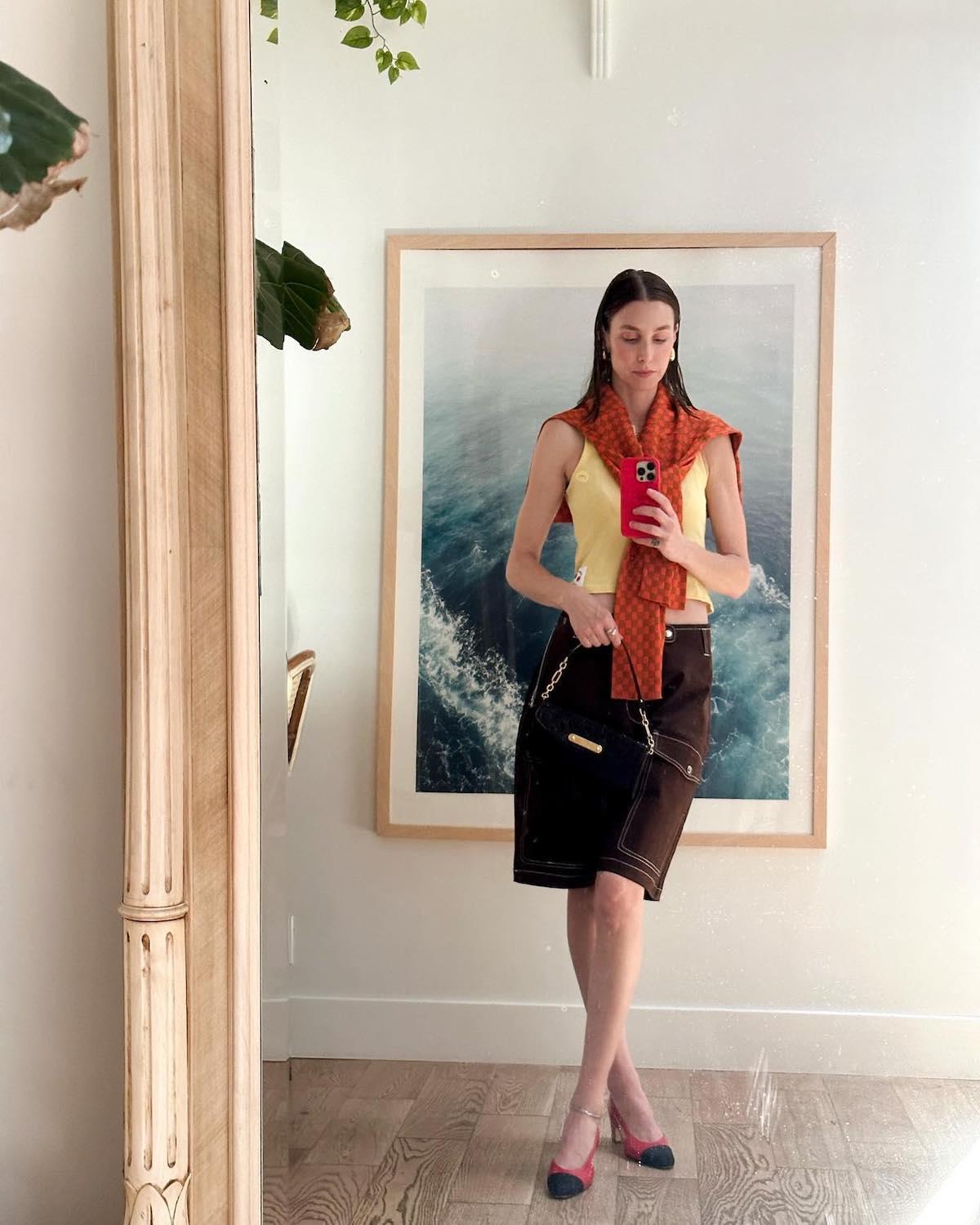 mirror selfie whitney port