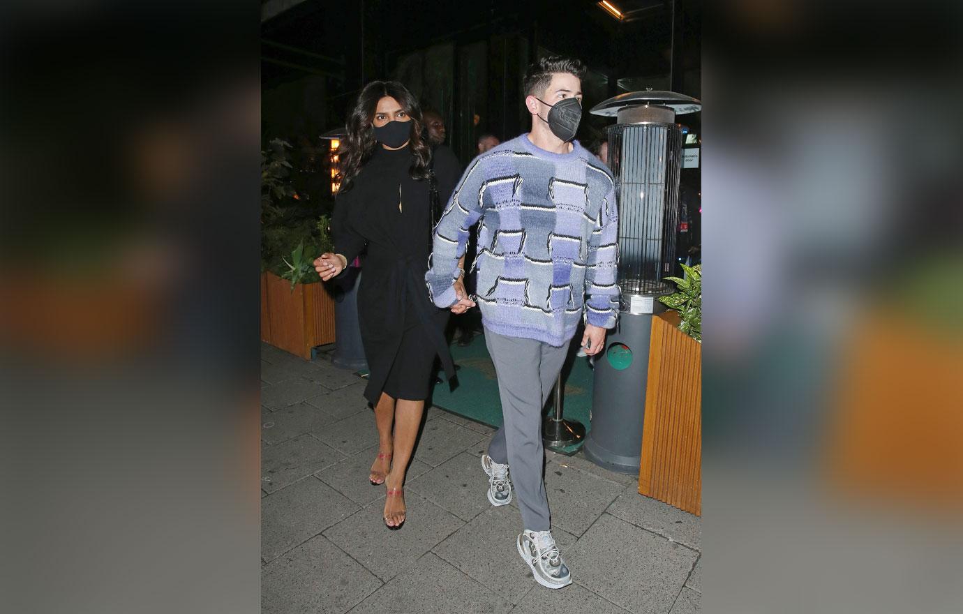 nick jonas priyanka chopra on date night