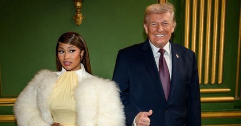 Donald Trump and Nicki Minaj