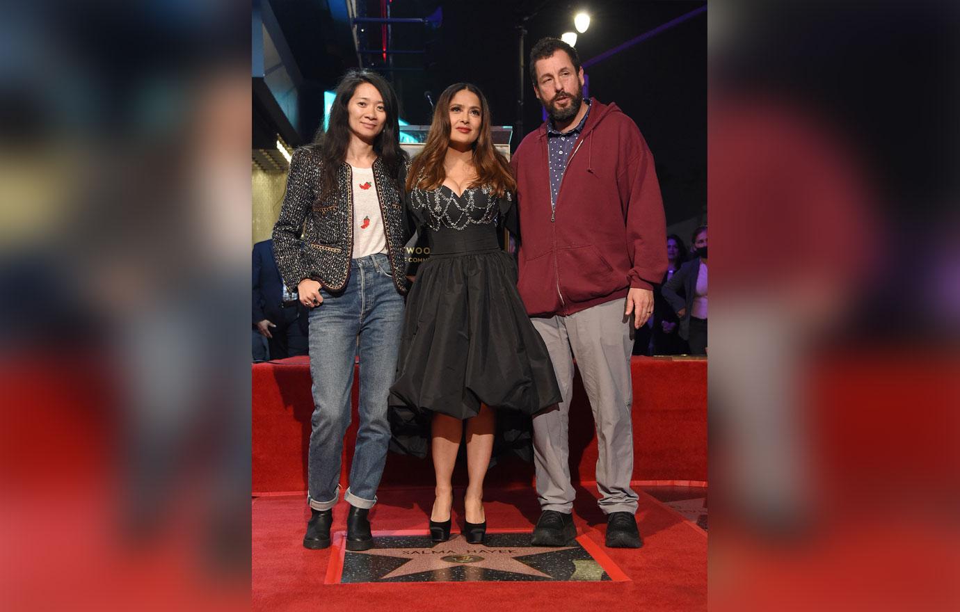 salma hayek hollywood walk of fame ceremony