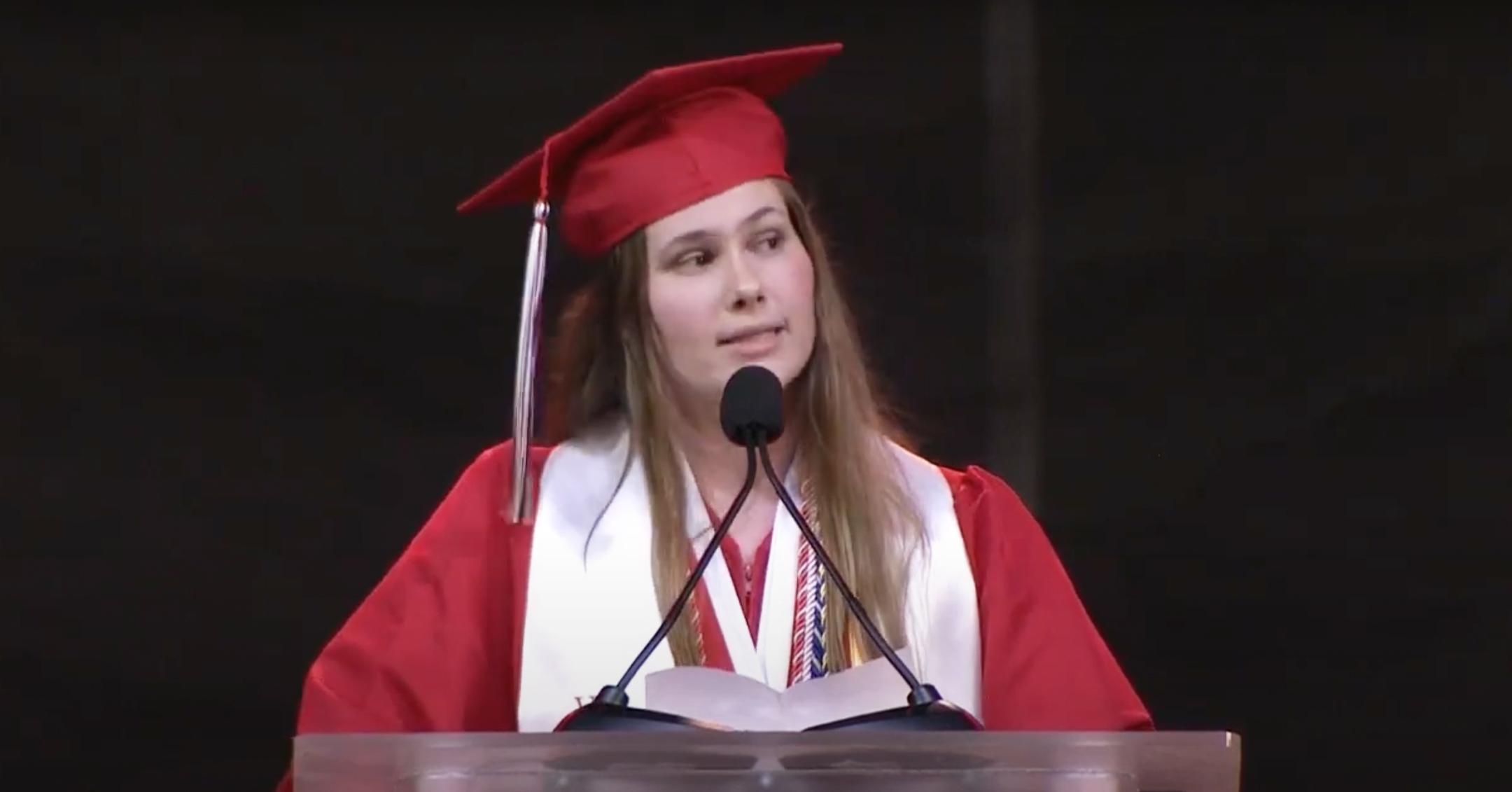 dallas valedictorian slams texas abortion law in graduation speech