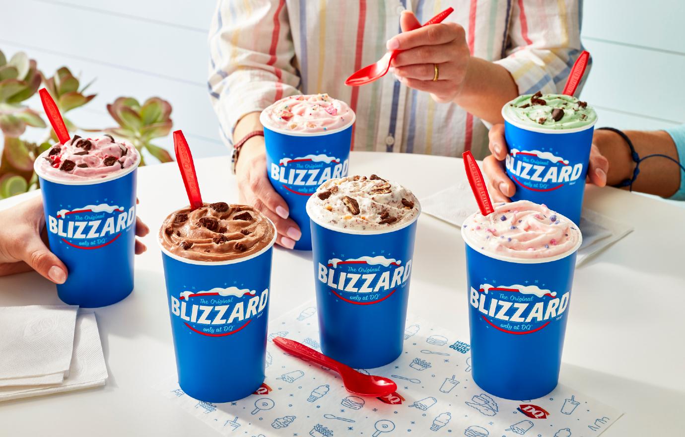 dairy queen giving  fans chance to win free blizzard treats all season