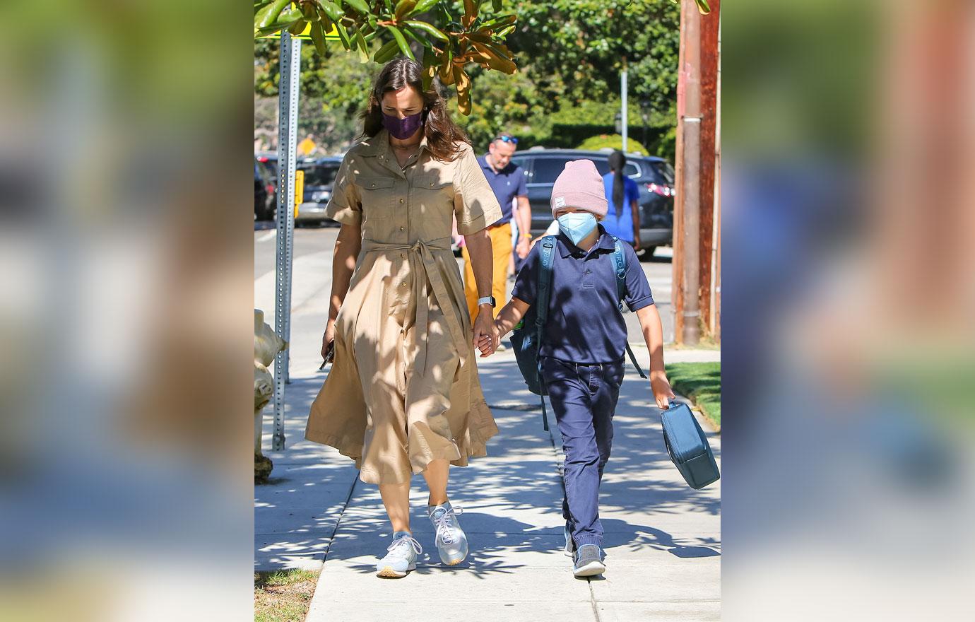 jennifer garner and son samuel seen in la