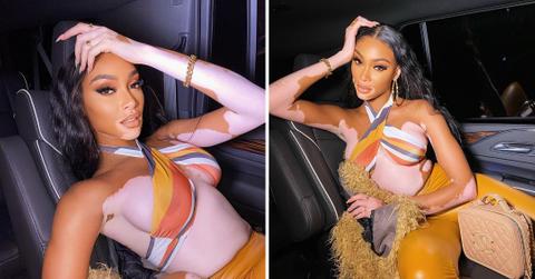 winnie harlow x prettylittlething doja cat collection