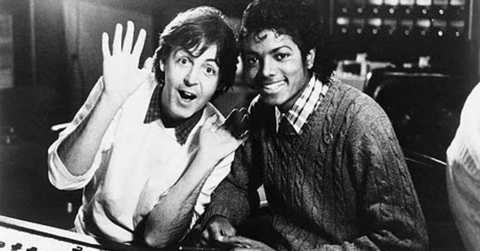 Michael Jackson and Paul McCartney