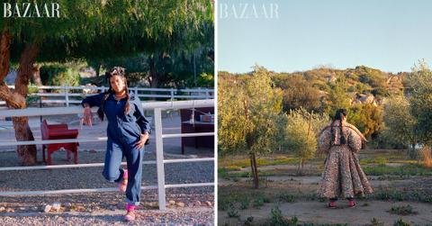kelis on her farm harpers bazaar june july issue pp