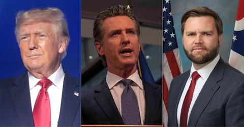 Donald Trump; Gavin Newsom; JD Vance