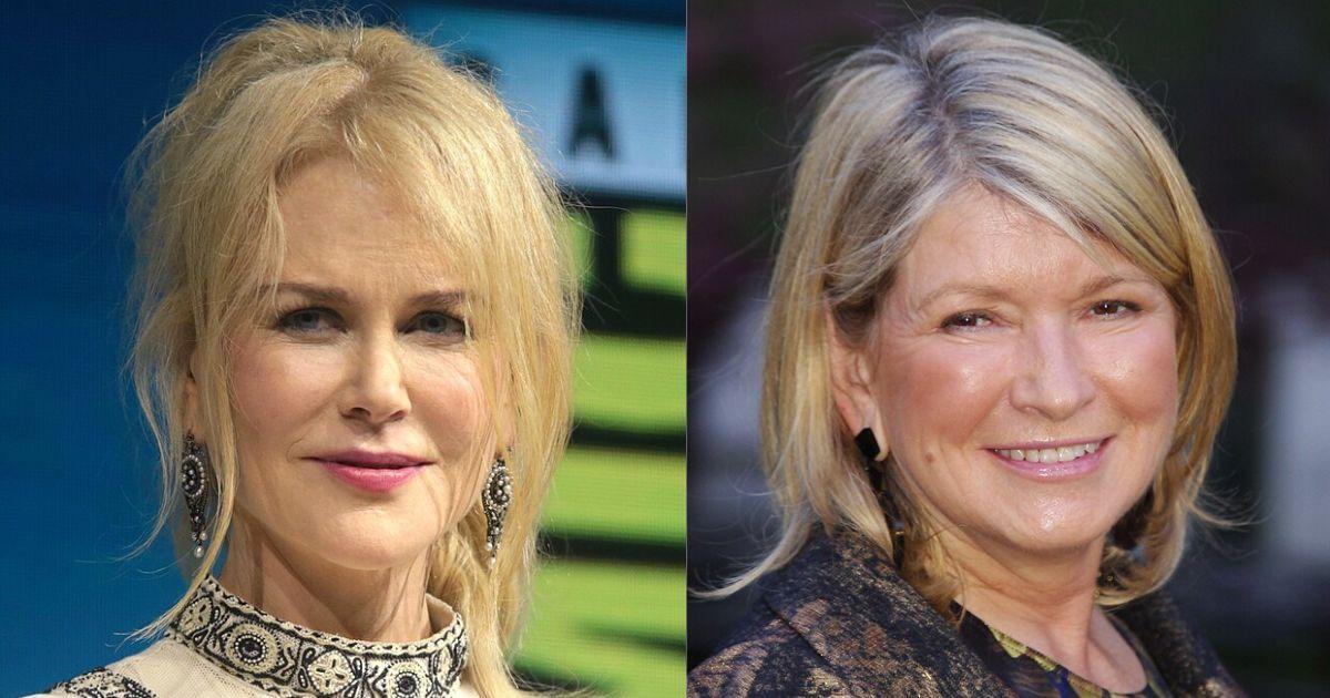 Nicole Kidman and Martha Stewart